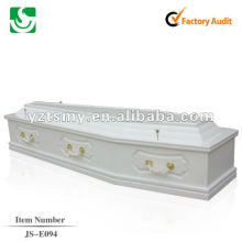 cercueil en solide bois chinois bon marché JS-E094